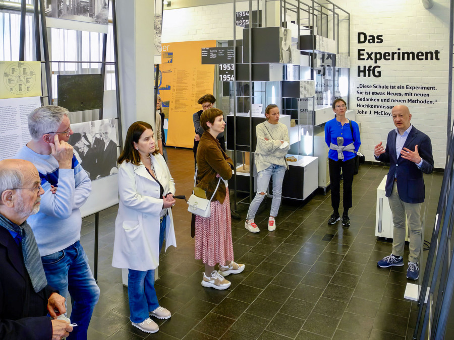 Die tgm zu Besuch in der Ausstellung des HfG-Archivs in Ulm