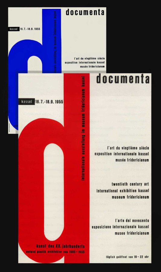 Plakat der 1. documenta 1955